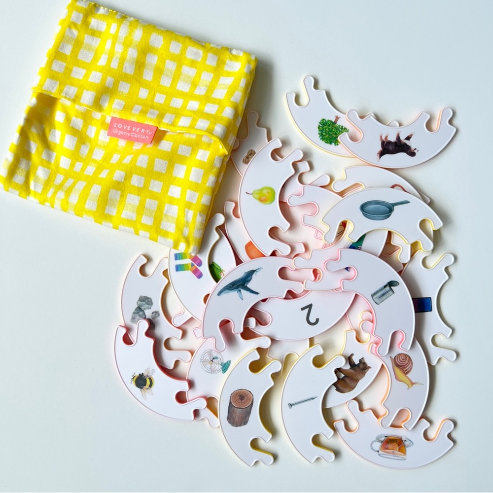 Lovevery Yellow Rhyming Puzzle Pack